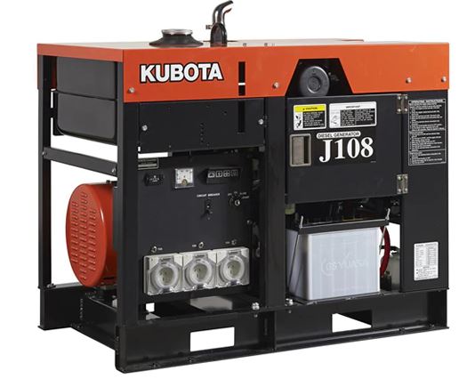 Kubota J108 (8.0KVA) Diesel Generator price specs