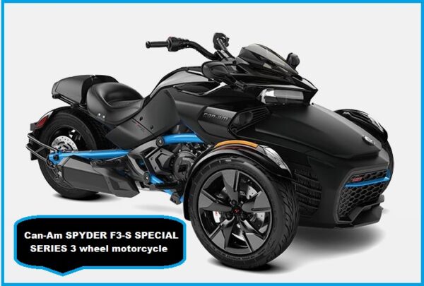 Can-Am SPYDER F3-S SPECIAL SERIES 3 wheel motorcycle Price, Specs, Top Speed, Review, Seat Height, Weight, Horsepower