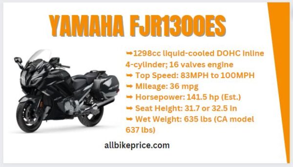 Yamaha FJR1300A Top Speed, Specs, Price, HP, Review, Horsepower, Mileage, Seat Height, Weight