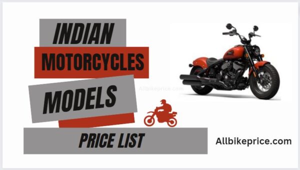Indian Motorcycle Price List USA