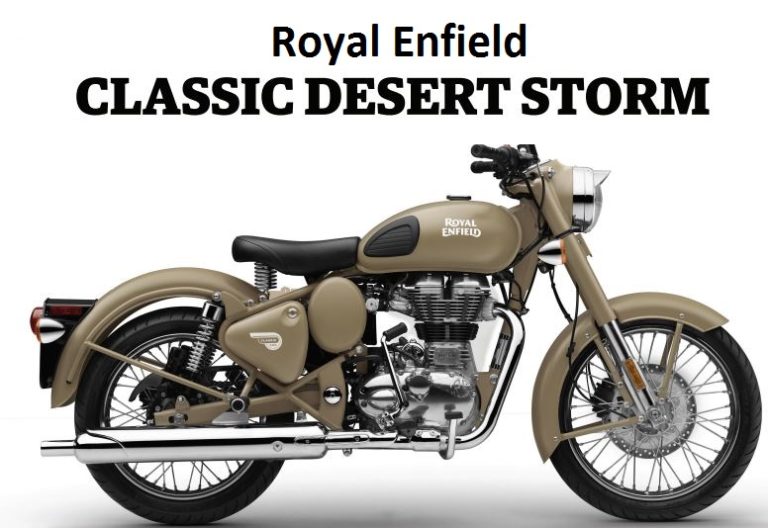 Royal Enfield Classic 500 Desert Storm Top Speed, Specs, Price & Review