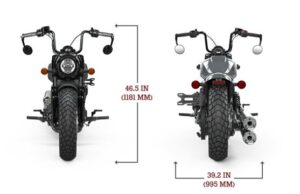Indian Scout Bobber Twenty seat height