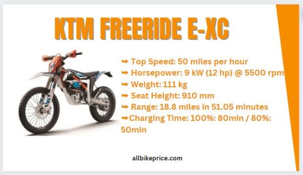 KTM Freeride E-XC Price, Top Speed, Specs Review