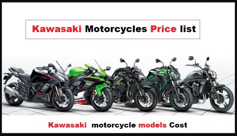 Kawasaki Motorcycles Price List [2024] ❤️