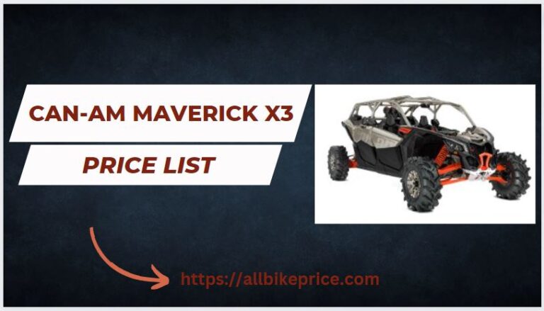 Can-Am Maverick X3 Price List in the USA [NEW] 2024