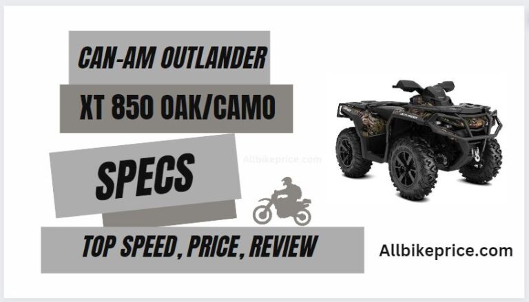 Can-Am Outlander XT 850 Oak/Camo Specs, Top Speed, Price, Review