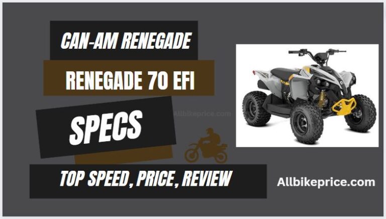 2023 Can-Am Renegade 70 EFI Specs, Top Speed, Price, Review