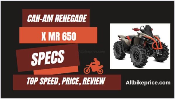 Can-Am Renegade X mr 1000R Titanium Red Specs, Top Speed, Price, Review