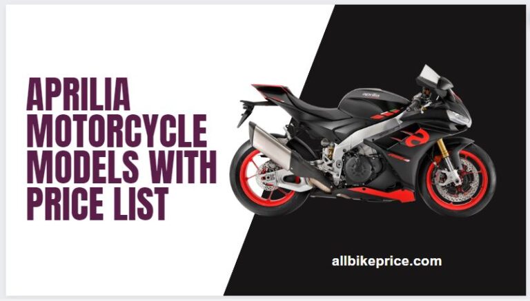Aprilia motorcycle models with price list USA [2024]